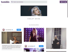 Tablet Screenshot of iamvioletskies.com